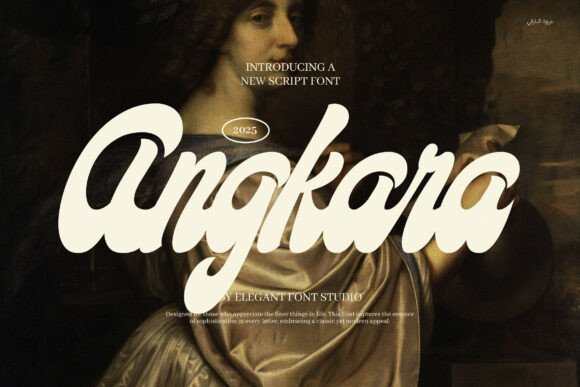 Angkara Font: Bold Retro Script for Web Design