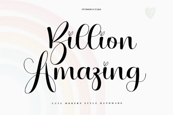 Billion Amazing Font: A Web Designer’s Layout Test