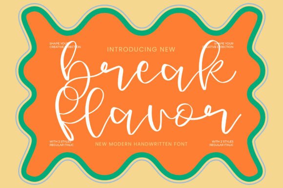 Break Flavor Font: A Modern Script for Business Branding