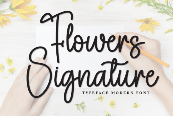 Flowers Signature Font Review: A Designer’s Branding Test