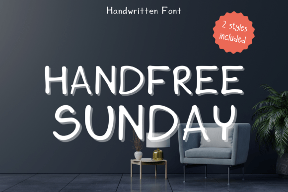 Handfree Sunday Font: Whimsy for Editorial Design