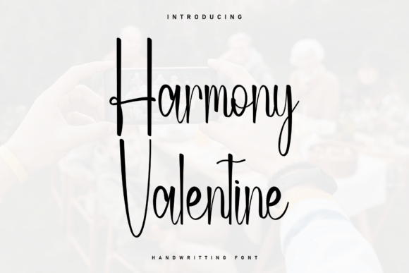Harmony Valentine Font for Handmade Crafts