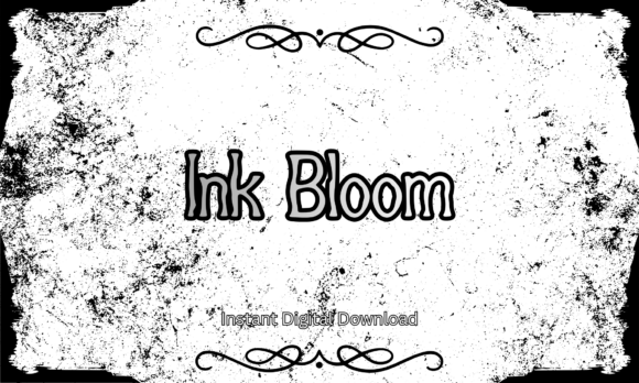 Ink Bloom Font: Adding Organic Texture to Campaigns