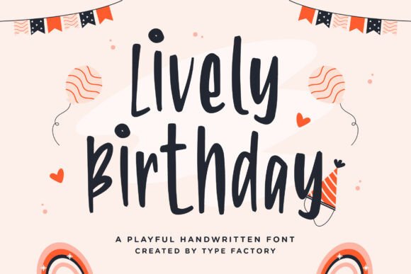 Lively Birthday Font: Adding Warmth to Web Design
