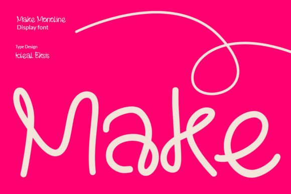 Make Font: Testing a Monolinear Script for Web Design