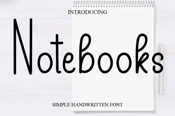 Notebooks Font: Adding Handwritten Warmth to Editorial Design