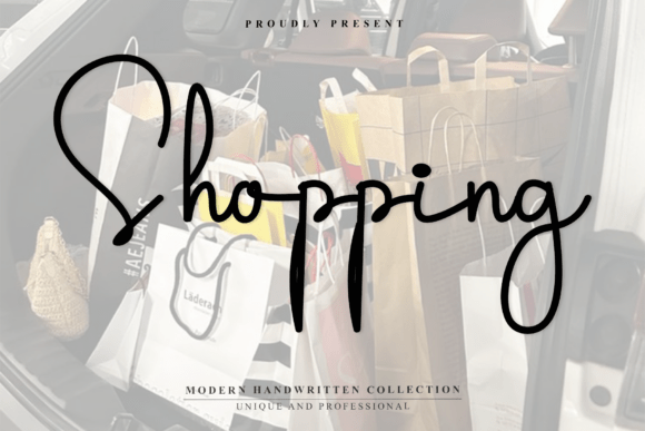 Shooping Font: Adding Organic Charm to Brand Identity