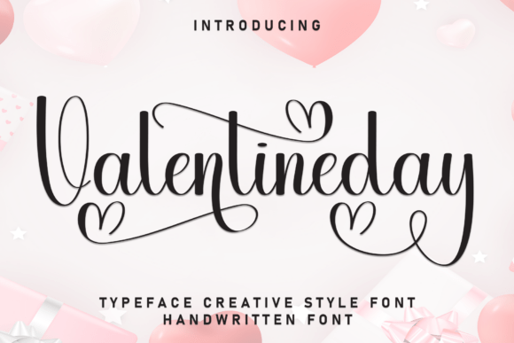 Valentineday Font: A Sweet Display Typeface for Editorial Design