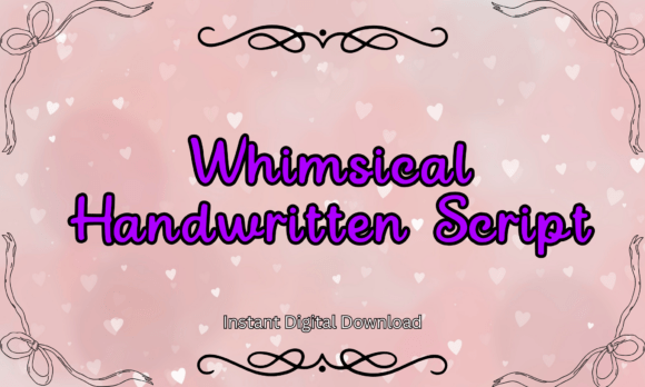 Whimsical Handwritten Font for Makers